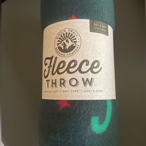 Holiday fleece - candy cane pattern